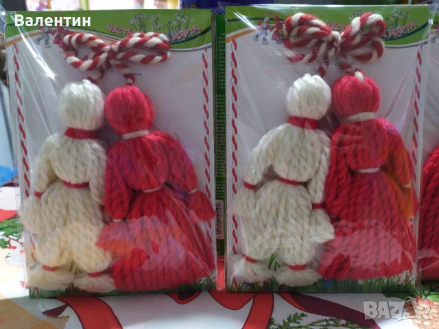 Мартеница Пижо и Пенда или Пискюли - ръчно направена