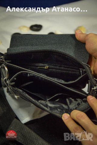 Лазерно гравирана мъжка чанта , снимка 3 - Чанти - 28447315