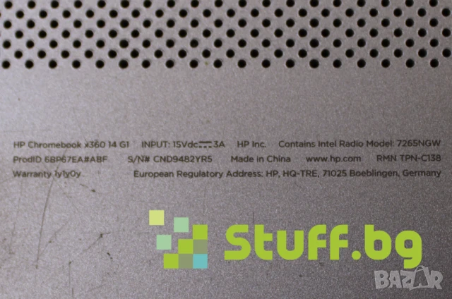 Лаптоп HP Chromebook x360 14 G1, снимка 6 - Лаптопи за работа - 51375817