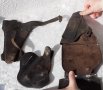 Различни стари кожени кобури за пистолет, оръжие, кобур, кожа, снимка 2
