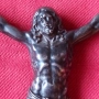 Сребърно православно разпятие., снимка 2