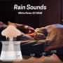 Овлажнител с дъждовни капки, звуци от дъжд, 7 цвята LED (бял), снимка 5
