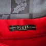 Червена лачена дълга плисирана пола "Guess" лъскава солей М-L размер, снимка 6