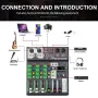 Смесителен пулт RP - MIX 6BT,DJ Mixer, Bluetooth, Usb player, 3 Band EQ, FX, Plug and Play , снимка 11