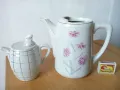 порцеланов чайник два, снимка 2