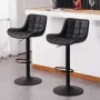 Бар столове в черно, к-т от 2бр YOUNIKE X001K9BJ2V, снимка 2