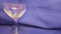 Два вида стъклени чаши по 3 бр за шампанско или мелби, вино, снимка 5