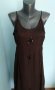 Прекрасна дизайнерска рокля с бюстие и декорации "Fransa"® / голям размер , снимка 3