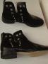 Черни кожени боти с капси Café Noir, размер 40 , снимка 7