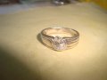 СКЪПОЦЕНЕН СРЕБЪРЕН СТАР ПРЪСТЕН ВИСОКА ПРОБА СРЕБРО с УНИКАЛНО ЮВЕЛИРНО ФАСЕТИРАН ЦИРКОН 27326, снимка 14