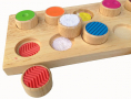 GOKI MEMО Дървен сортер по метод Монтесори за сензорика и сетивност дървени играчки, снимка 1 - Образователни игри - 36449890