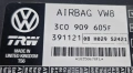 AIRBAG Модул Фолксваген Пасат Б6 VW Passat B6 2005-2010 OEM 3c0909605f, снимка 2