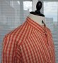 SCHOFFEL Enzo Men`s Orange/Beige Checked Long Sleeve Outdoor  Shirt - мъжка  риза с дълъг ръкав 2XL, снимка 6
