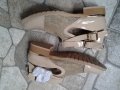 Чисто нови бежови сандали с дантела №38., снимка 4