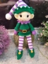 Плетена играчка Елф, Плетени, ръчно изработени, Подарък за Коледа, снимка 3