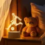 Холограмна 3D LED лампа-Футболист, снимка 1