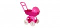 Пласмасова количка, розова, снимка 1 - Кукли - 32914796