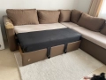 Ъглов разтегателен диван с размери 270/230 см. Холова гарнитура., снимка 6
