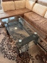 Холна стъклена маса, снимка 2