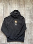 Спортна черна памук памучна ватирана блуза суичър суитшърт с качулка мече , снимка 2