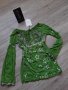Нова колекция зелена блуза на намаление, снимка 1 - Блузи с дълъг ръкав и пуловери - 27879171