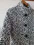 Палто черно и бяло вълна , снимка 4