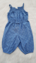 Дънков гащеризон за бебе H&M 4-6 месеца , снимка 3