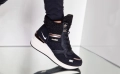 Nike Дамски Черни Меки И Топли Боти С Бяла Подметка Найк Код P1411, снимка 3