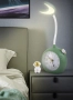 LED настолна лампа с будилник Astronaut Moon, снимка 1