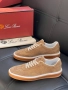 Loro Piana Мъжки Кафеви Обувки С Връзки Естествена Кожа Лоро Пиана Код E797, снимка 1
