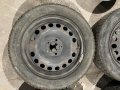 Железни джанти със зимни гуми 205/55/16 свалени от Опел Астра H , снимка 2