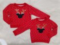 Коледен пуловер Мини Маус 6-7 години, снимка 1 - Детски пуловери и жилетки - 38599470