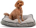 Кучешко легло GRENIX, меко, пухкаво и топло, сиво, снимка 1 - За кучета - 43183250