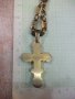 Синджир жълт с разпятието имитационна бижутерия - 92 гр., снимка 5