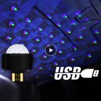 Mini USB LED Lamp, мини лед лампа звездна нощ 2 модела, снимка 1 - Аксесоари и консумативи - 38399077