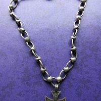 Посребрен ланец с кръст - bico, снимка 7 - Колиета, медальони, синджири - 28129554