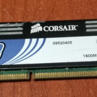 Рам памет Corsair 2GB  DDR3 1600MHz DIMM  за десктопи, снимка 3 - RAM памет - 39505899