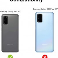 Keallce Съвместим за Samsung Galaxy S20 калъф -6,2 инча, черен НОВ, снимка 3 - Калъфи, кейсове - 37130933