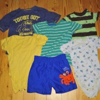 Дрехи за момче 0м-24м- тениски, бодита, дънки, суитшърти, снимка 6 - Комплекти за бебе - 43413037