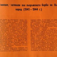 Деца и юноши, загинали във въоръжената борба на българския народ 1941-1944 г. Надежда Янева, снимка 4 - Други - 33614710