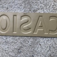 алуминиева табела "CASIO", снимка 4 - Антикварни и старинни предмети - 40677281