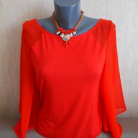 BeBe - ефектна блуза , снимка 2 - Блузи с дълъг ръкав и пуловери - 30218234
