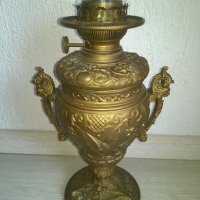 Голяма старинна барокова газена - газова лампа - MATADOR, снимка 4 - Антикварни и старинни предмети - 38315972