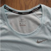 Nike Dry Miler Blue - страхотна дамска тениска, снимка 6 - Тениски - 32997326