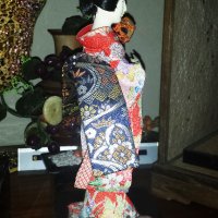 Японска колекционерска кукла Гейша, снимка 2 - Други - 26671494