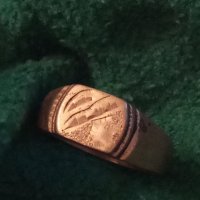 Пръстен стар бронзов 20996, снимка 4 - Колекции - 33475853