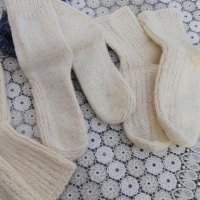 Ръчно изработени чорапи и терлици от вълна и памук, снимка 8 - Други - 27062742