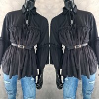 Дамска блуза свободен силует  , снимка 1 - Блузи с дълъг ръкав и пуловери - 43886968