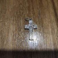 Сребърен кръст , снимка 3 - Колиета, медальони, синджири - 39180146