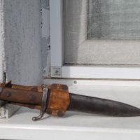 Немски окопен нож, снимка 1 - Антикварни и старинни предмети - 38387530